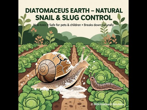Insect dust a nontoxic solution for snail and slug control