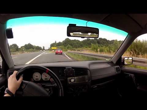 Test Drive VW Golf MK3 20 Years Anniversary (20 Jahre Jubi) GTI from Drivers POV | GoPro Hero 2 HD