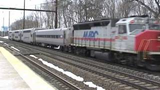 preview picture of video 'MARC & Acela Trains in Odenton, MD'