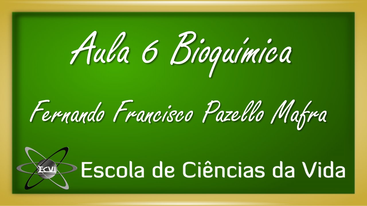 Bioquímica: Aula 6 - Enzimas - introdução