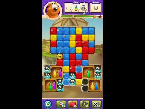 Toon Blast Level 7862 - NO BOOSTERS 🐻🐺🐱 | SKILLGAMING ✔️