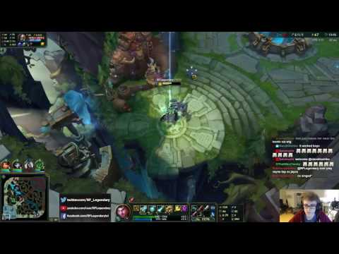 League Of Legends S7 — RF Legendary as Jayce vs Singed Top  Preseason Ranked Gameplay