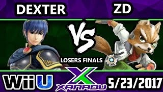 S@X 203 - Dexter (Marth, Roy) Vs. InC|ZD (Fox) - SSB4 Losers Finals - Smash 4 - Smash for Wii U.
