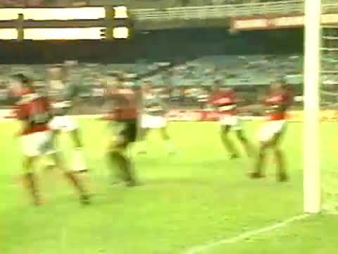 Em 1991, Flamengo vence o Fluminense por 2 a 1 pelo Campeonato Carioca