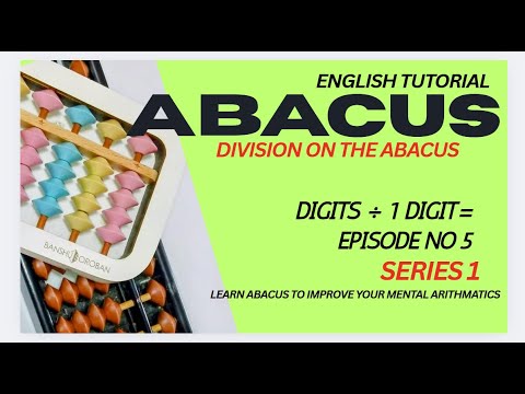 Division (1st series) on the Abacus English Tutorial episode 5