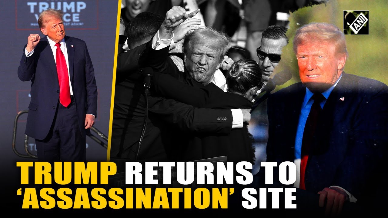 “Exactly 12 weeks ago…” Donald Trump returns to same assassination attempt site in Pennsylvania