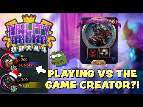 ABILITY ARENA VS THE GAME CREATOR: WHO WILL WIN?!