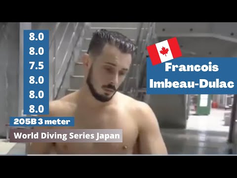 2019 Francois Imbeau-Dulac 205B 8s Canada Diving 3 meter springboard