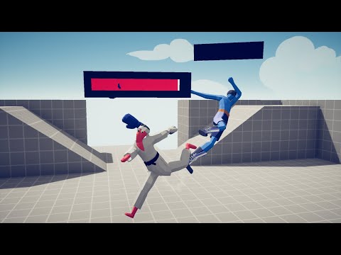 BOXING | KICKBOXER + HP BAR 1 vs 1 EVERY UNIT v2 - TABS - Totally Accurate Battle Simulator