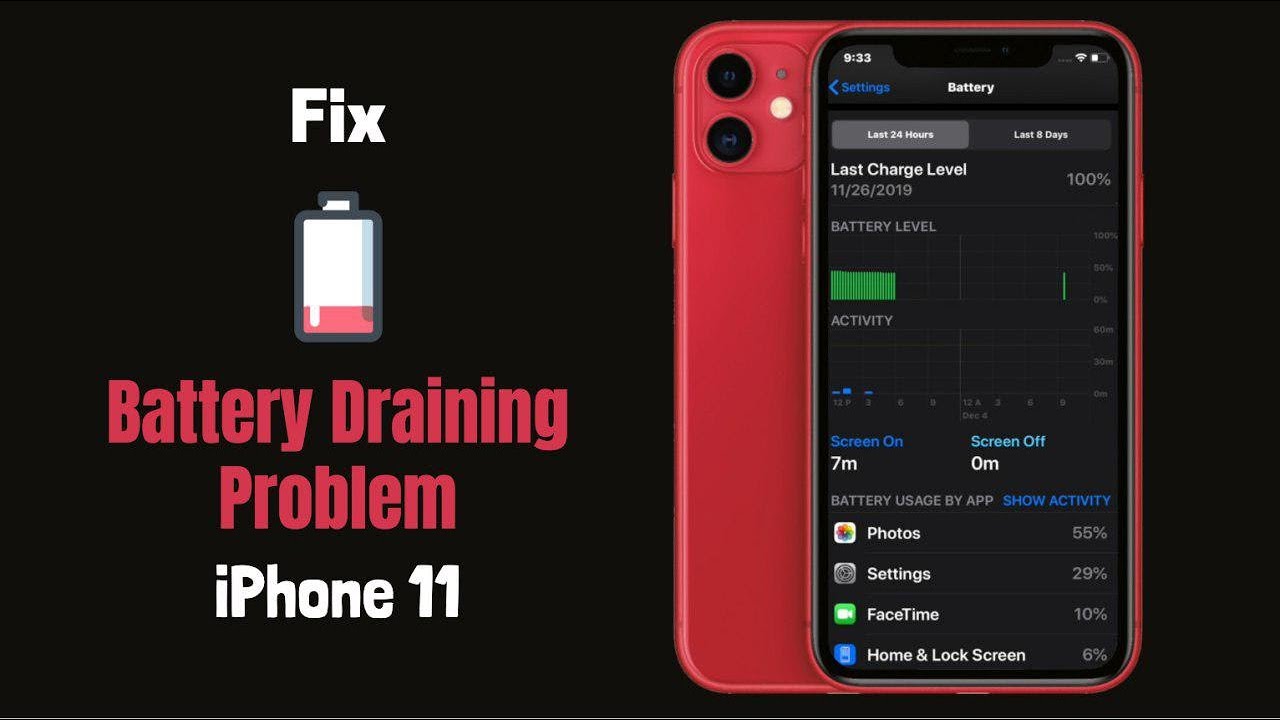 iPhone 11 Battery Draining Fast Problem Fix | iPhone 11 Battery Die So Fast Issue [Solved]