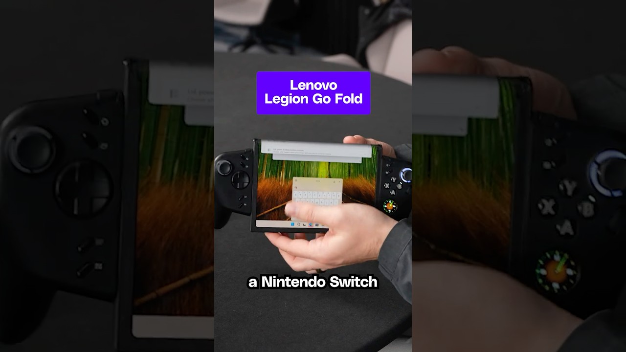 Have you actually wanted a foldable screen for your gaming handheld? #tech #lenovo