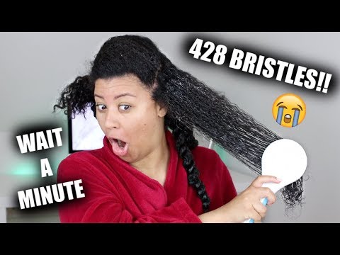 I Tried World's Best Hair Detangling Brush?! 👀
