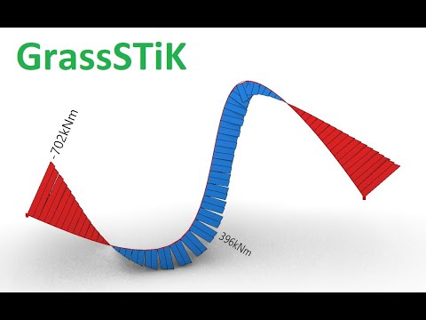 SOFiSTiK for Grasshopper - beam and cable components