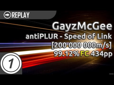 Gayzmcgee | antiPLUR - Speed of Link [200 000 000m/s] 99.12% 434pp