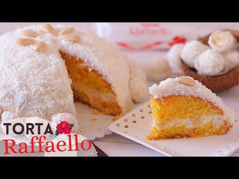 TORTA RAFFAELLO Ricetta Super Facile! - Torta Delizia Cocco e Mandorle - Easy recipe Raffaello Cake