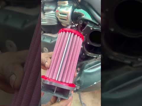 SuperMeteor 650 performance upgrade BMC Air Filter Unboxing and Installation guide #supermeteor650