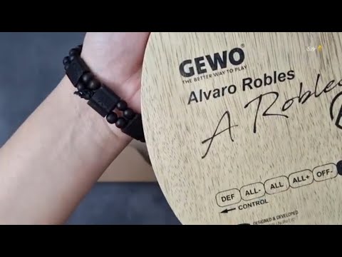 Gewo alvaro robles off ping pong racket review 2023