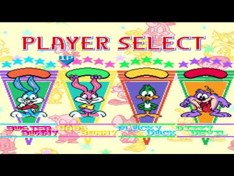 SNES - Tiny Toon Wacky Sports Challenge - Easy Course