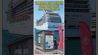 How to get from Valencia Cruise Port to City Center 🚢➡️🏙️Don't take a taxi !!Use the bus instead 🚌💨