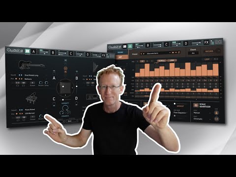UVI Quadra - Muted and Harmonics - a powerful 4-part multi-instrument and sequence designer