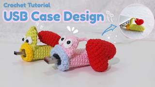 USB Case Crochet Tutorial 🧶 Beginner Friendly | Easy DIY Gift Idea