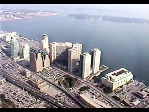 Toronto Skyline - September 4 1996 * Shot from CN Tower Observation Deck * Toronto Ontario Canada