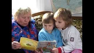 Granny Reading in Russian