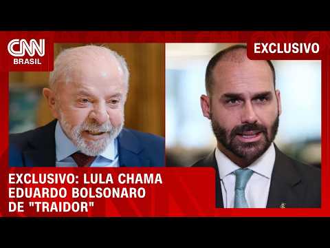 À CNN, Lula chama Eduardo Bolsonaro de “traidor” | CNN 360°