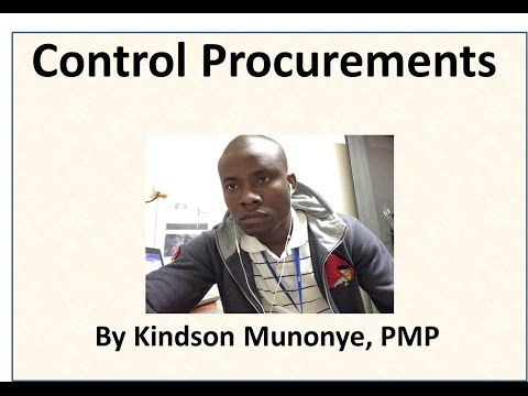 42  Project Procurement Management -  Control Procurements Video