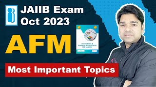 Most Important Topics for AFM Paper for JAIIB October 2023