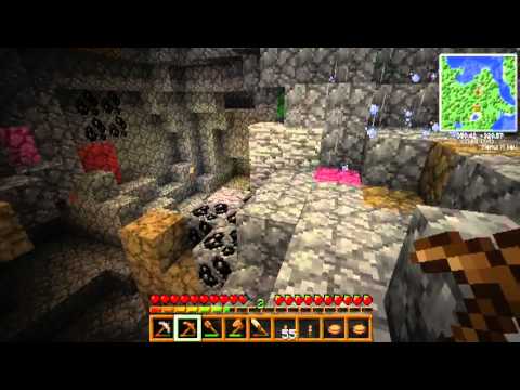 Pam's Summer Minecraft 1.2.5 Let's Play - Ep 2 - Mining all day long!