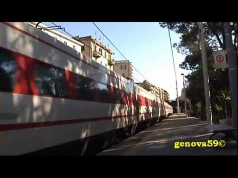 Frecciabianca 9762 con Etr 460 a Genova Quinto al Mare
