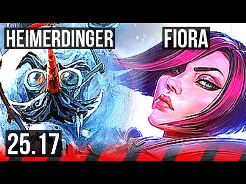HEIMERDINGER vs FIORA (TOP) | KR Diamond | 25.17