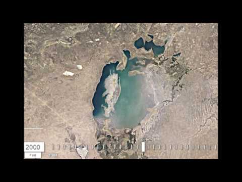Dünyanın En Büyük Gölü Oysaki ARAL değilmiş Yıllar içinde aral gölünün inanılmaz değişimi