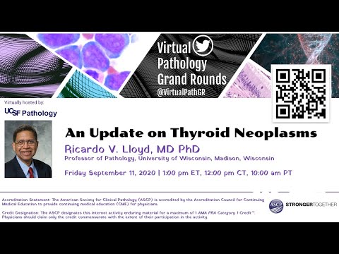 Dr. Ricardo Lloyd - Virtual Pathology Grand Rounds - September 11, 2020