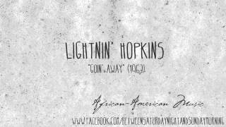 Lightnin Hopkins: Goin Away (HQ 320)