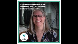 A message to our physiotherapy community