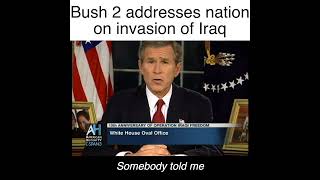 BUSH 2 ADDRESSES NATION (Subtitle translation)