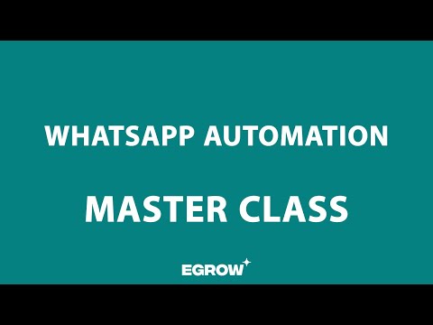 Whatsapp Automation - Master Class