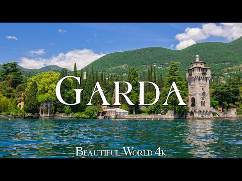 Lake Garda 4K – A Scenic Jewel of Italy Framed by Mountains and Blue Waters – Gentle Piano