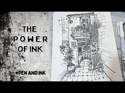 Monochrome but not monotone l Easy sketch #19