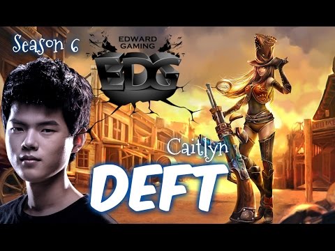 EDG Deft CAITLYN ADC vs Miss Fortune - Patch 5.24 KR | League of Legends