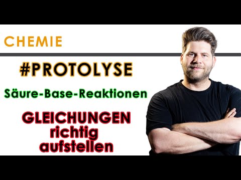 Protolysis reactions (acid-base reactions) explained simply!