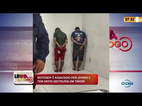 Motoboy eÌ assaltado por jovens e tem moto destruiÌda em Timon (21 05 20)
