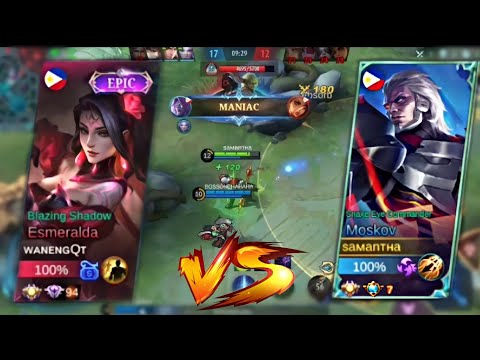 MOSKOV FIRST "MANIAC" SEASON 24 | TOP GLOBAL MOSKOV GAMEPLAY | MOBILE LEGENDS