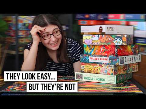 Finally tackling the hardest puzzles on my puzzle shelf