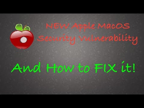 New Apple Security Vulnerability and HOW TO FIX IT!