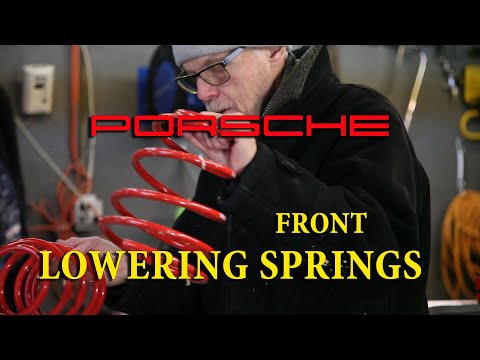 Porsche 986 & 996 Lowering Springs Part 1, Front