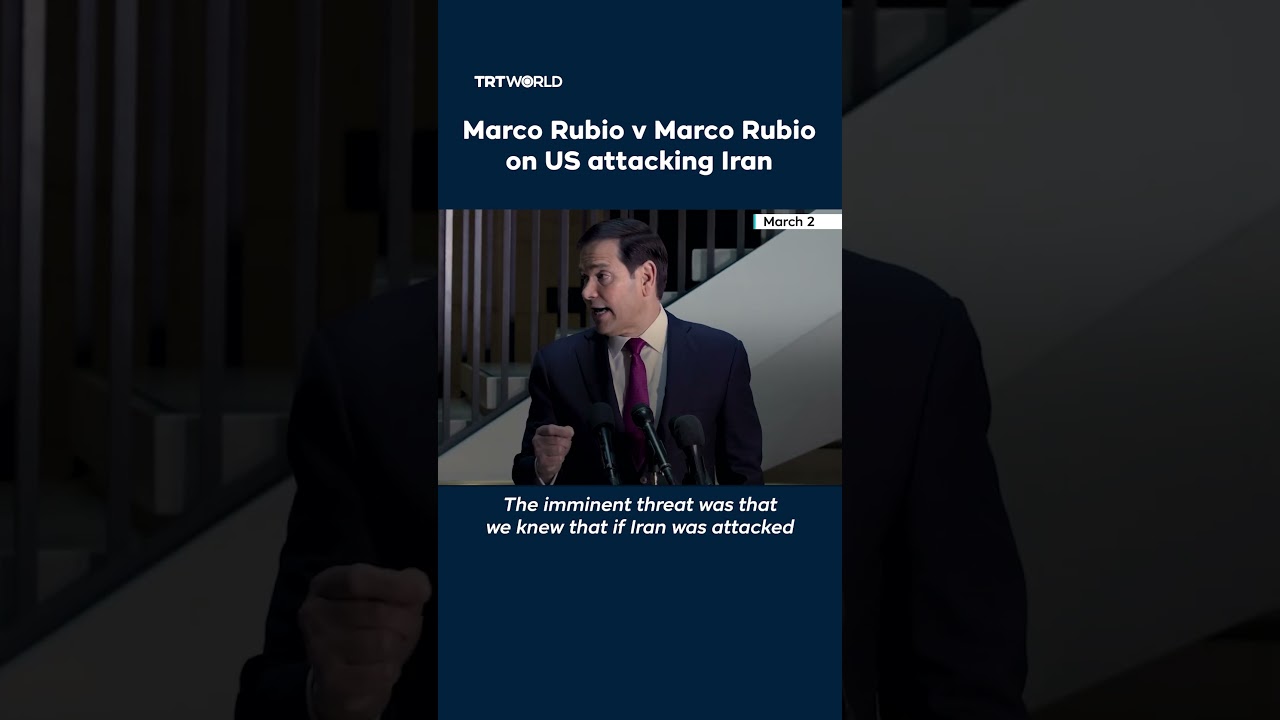 Video | Reporter confronts Rubio over conflicting statements on Israel leading US into Iran strikes