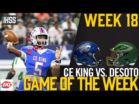 CE King Battles DeSoto for First State Title | HS Football Highlights